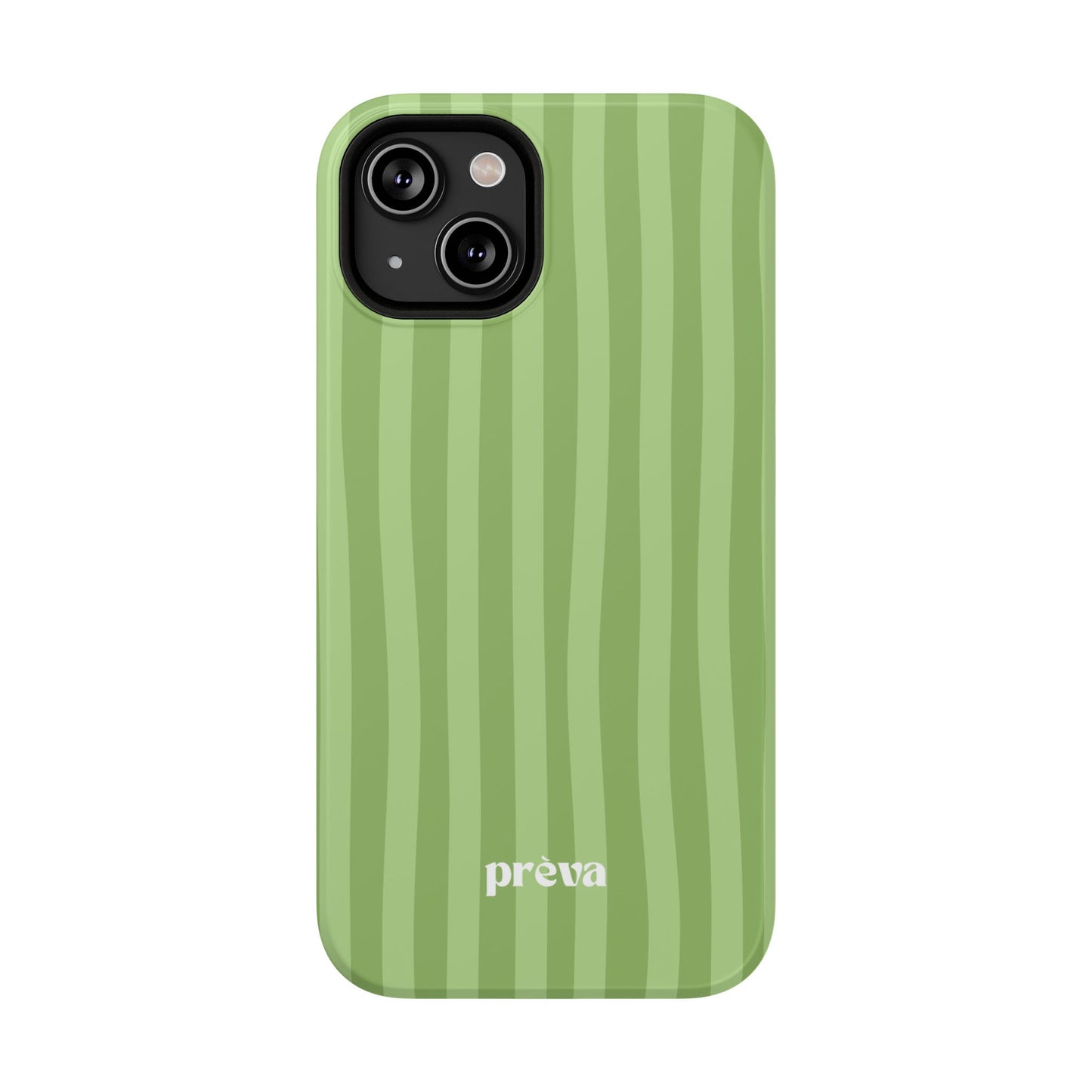 Light Green Stripes Phone Case