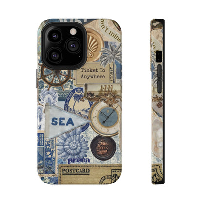 Neutral Travel Collage Phone Case