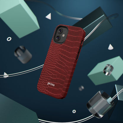 Red Croc Phone Case