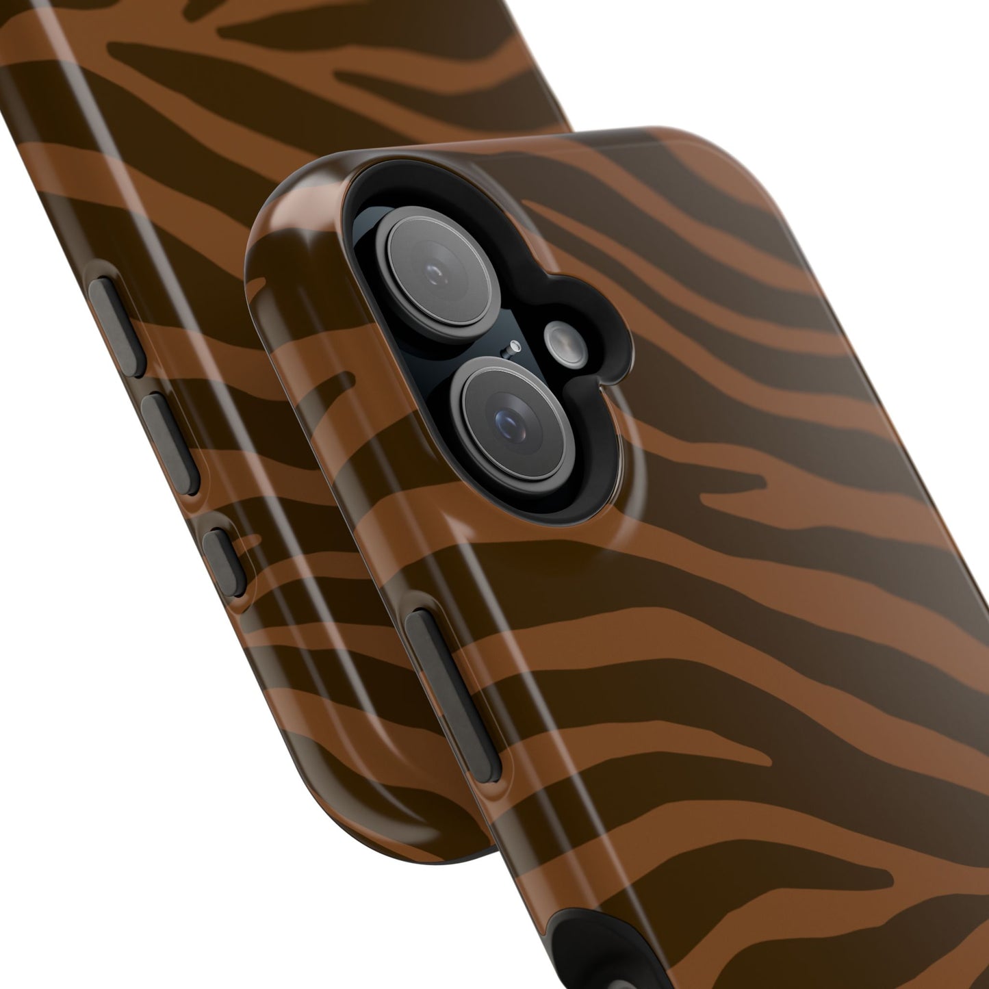 Brown Tiger Stripe Phone Case