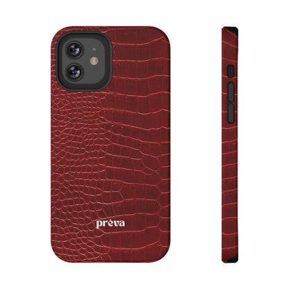 Red Croc Phone Case