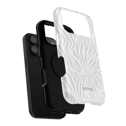 Zebra White Wave Phone Case