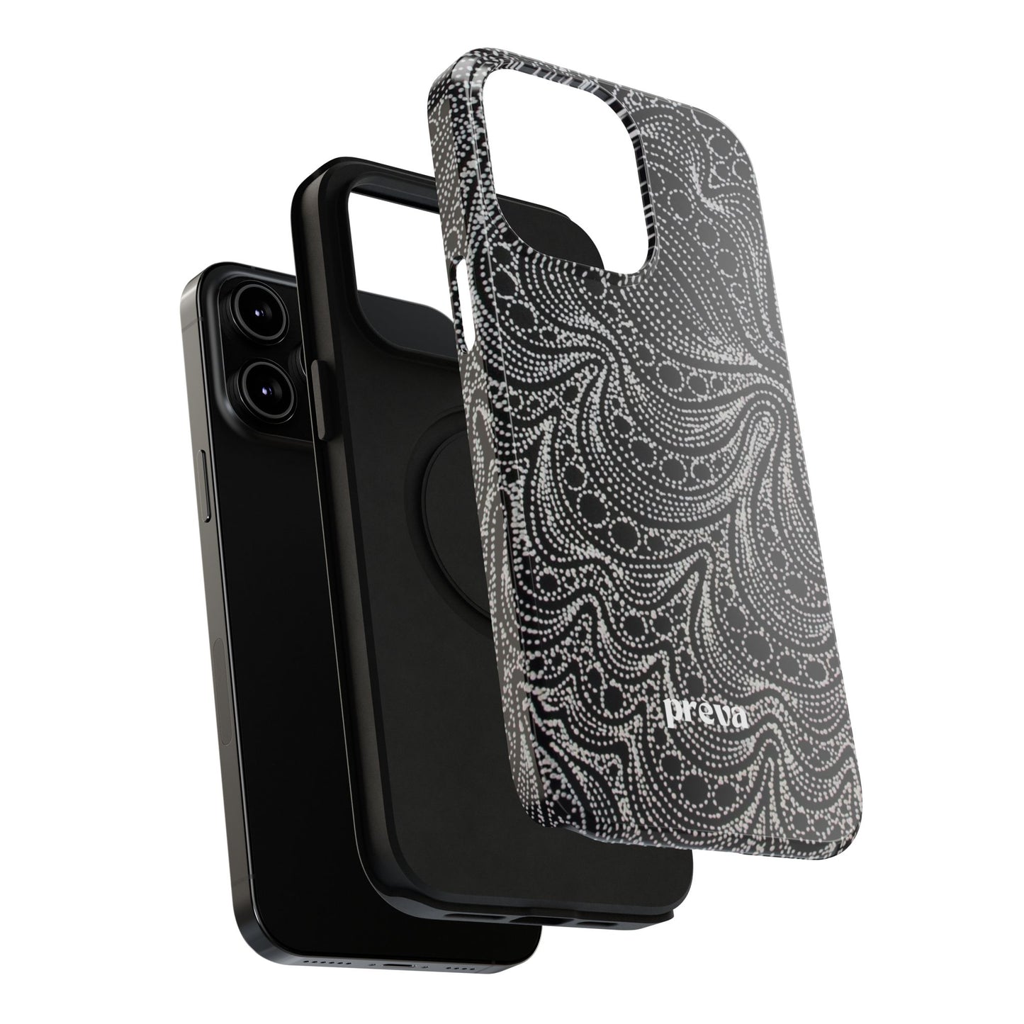 Abstract Midnight Lace Phone Case