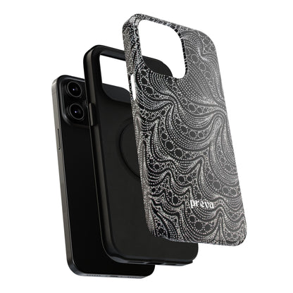 Abstract Midnight Lace Phone Case