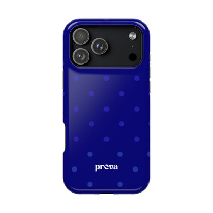 Dark Blue Polka Dots Phone Case