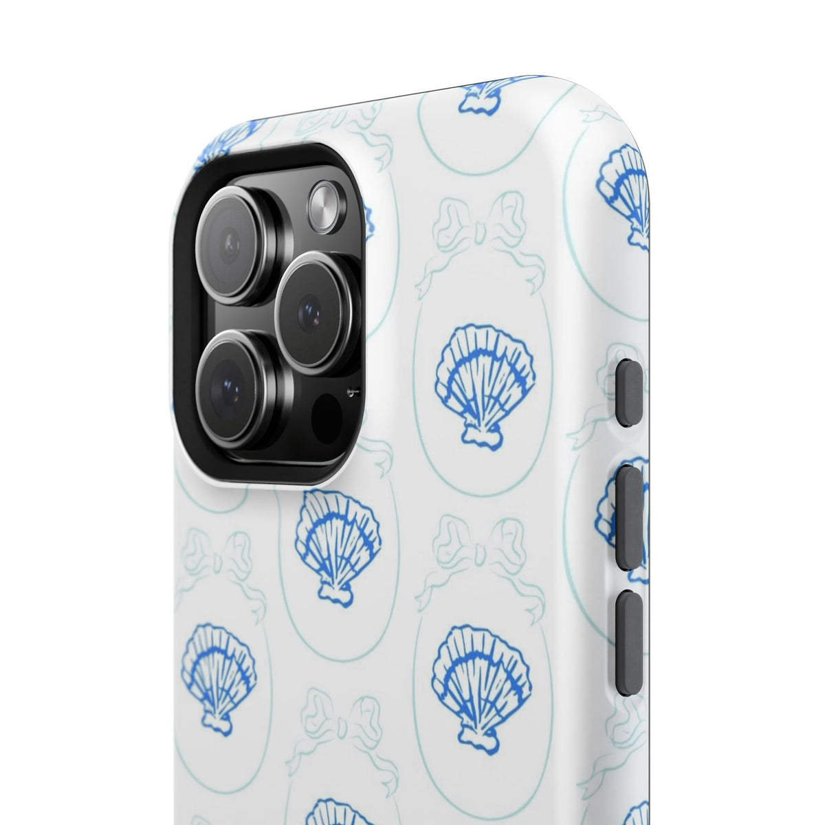 Fancy Teal Shell Phone Case