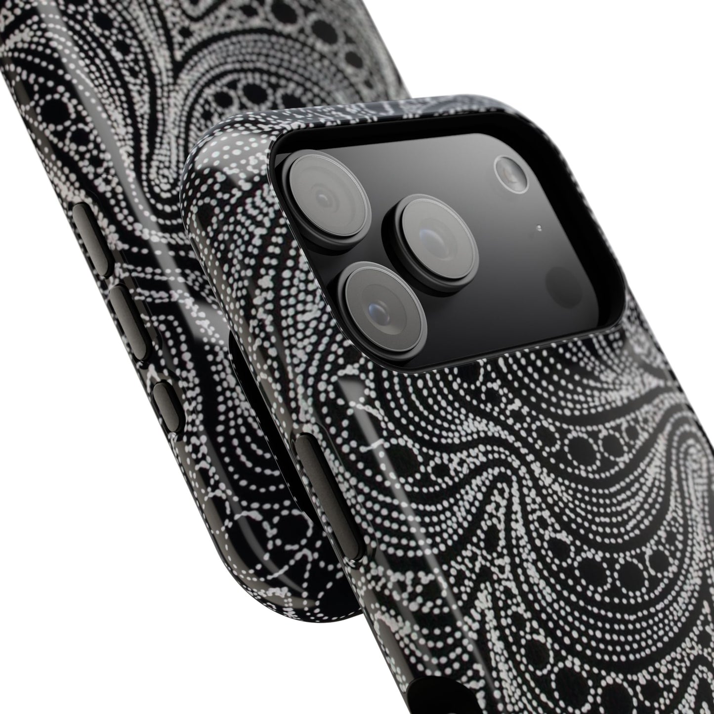 Abstract Midnight Lace Phone Case