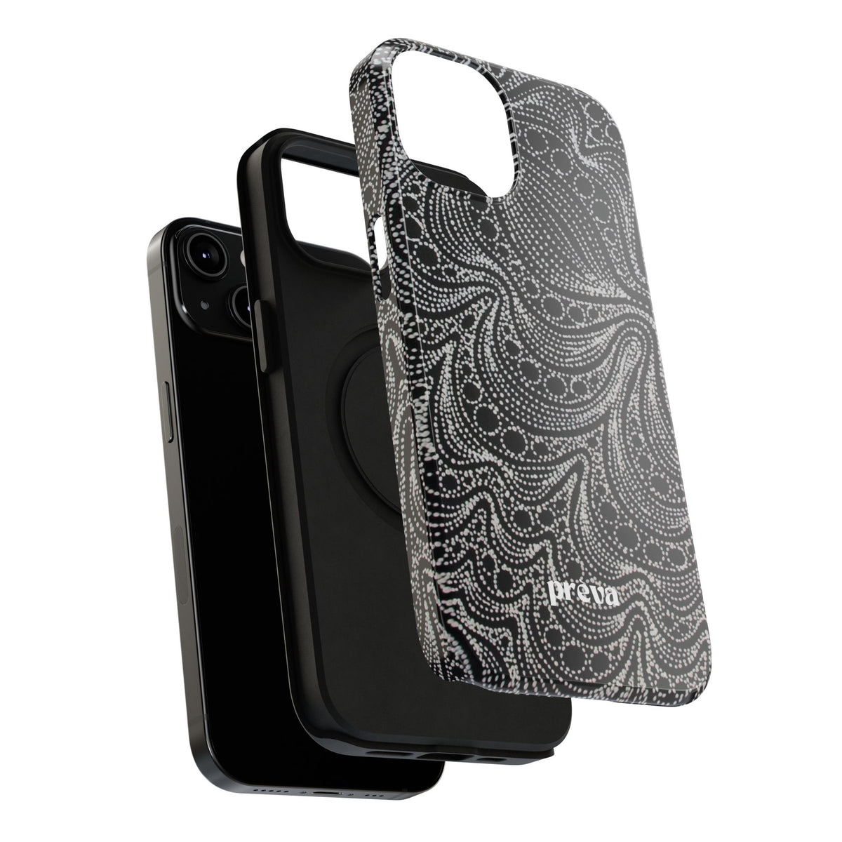 Abstract Midnight Lace Phone Case