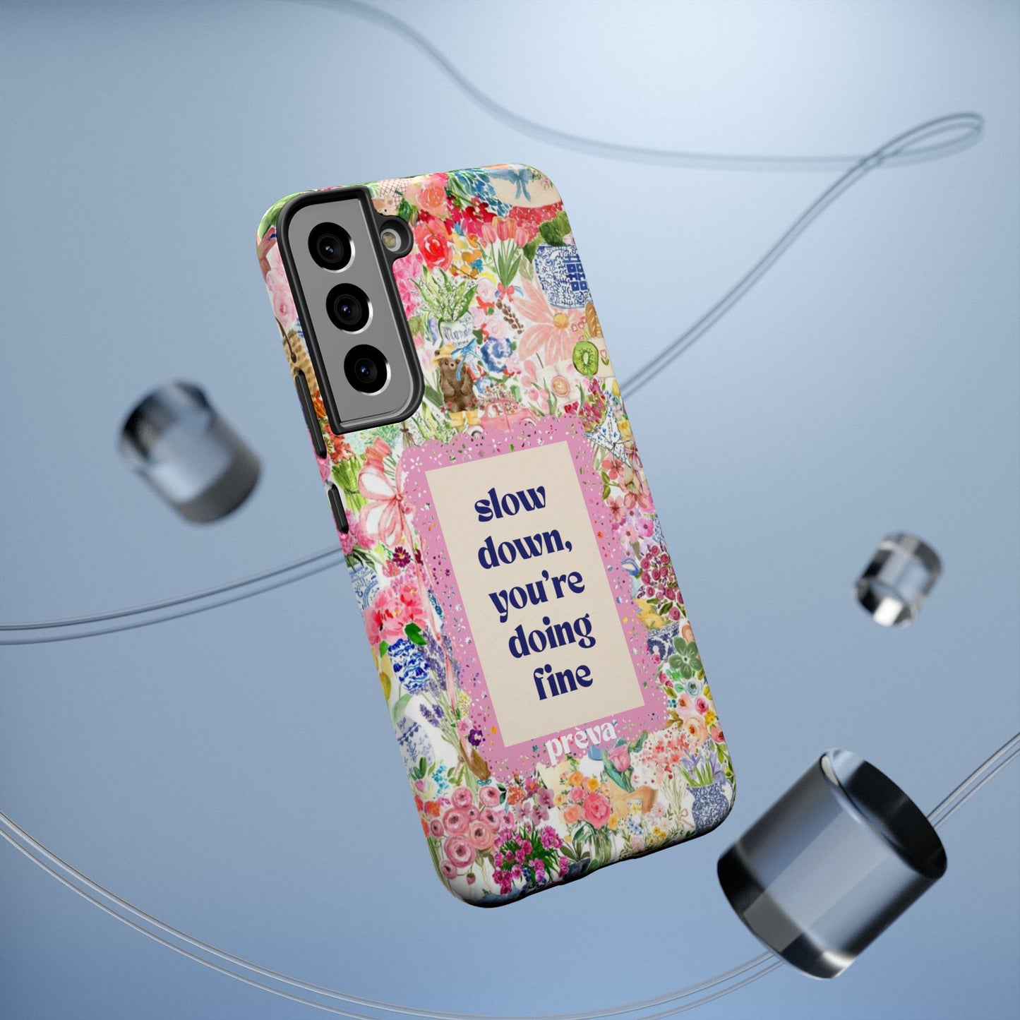 Slow Down Flowers x notsoken Phone Case