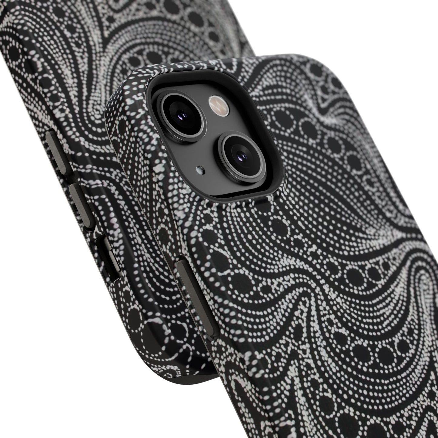 Abstract Midnight Lace Phone Case