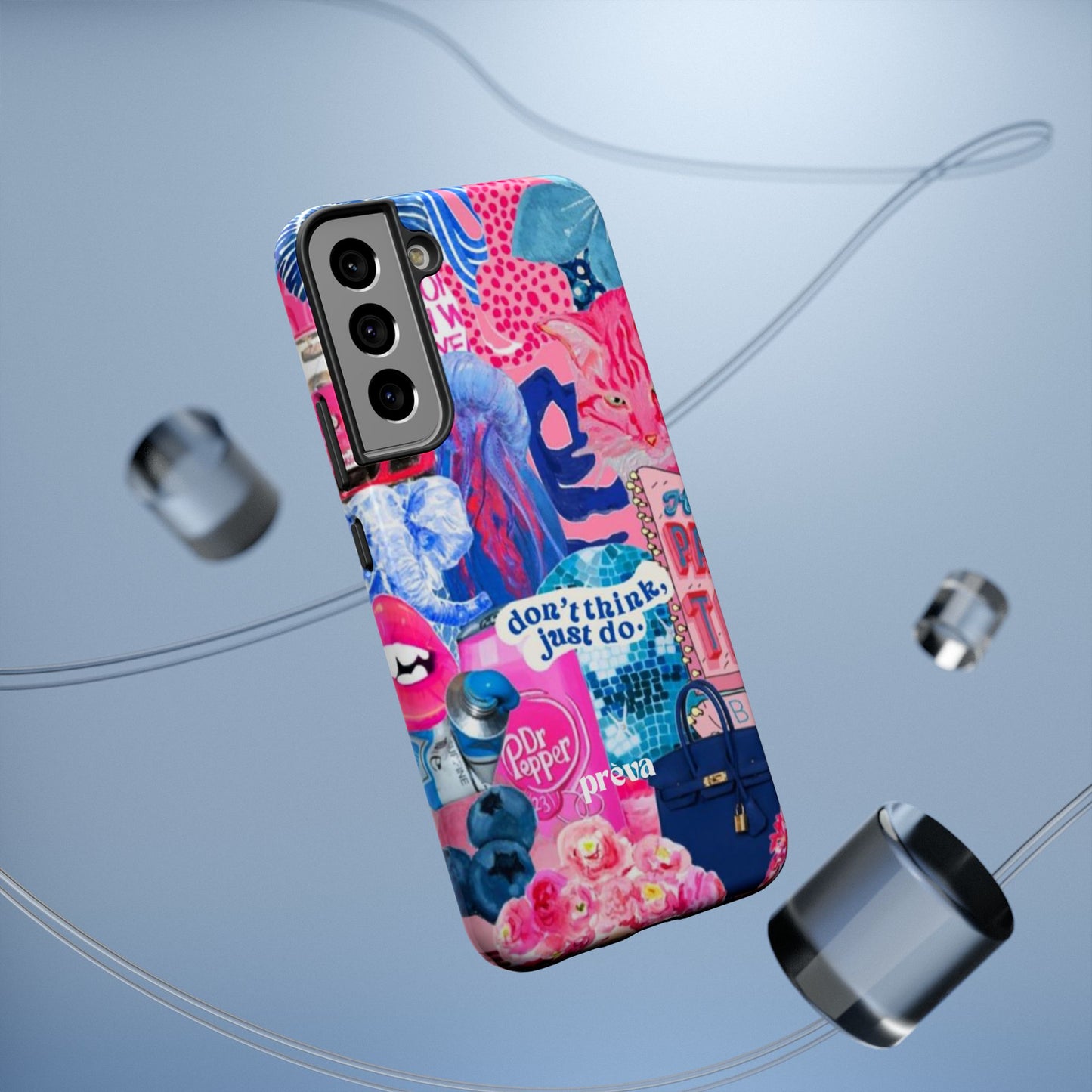 Vibrant Galaxy Collage Phone Case
