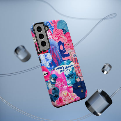 Vibrant Galaxy Collage Phone Case