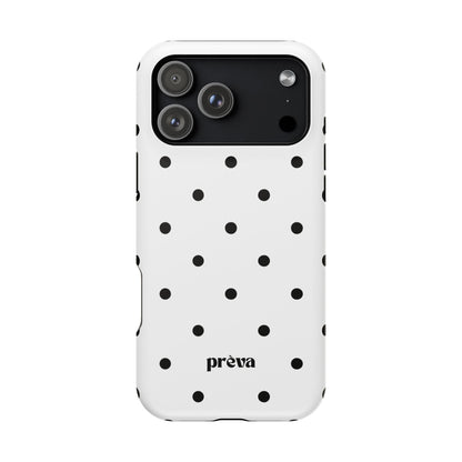 B&W polka dots Phone Case
