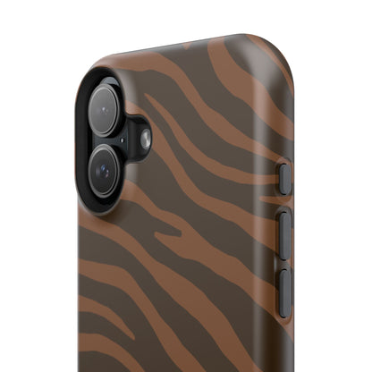 Brown Tiger Stripe Phone Case