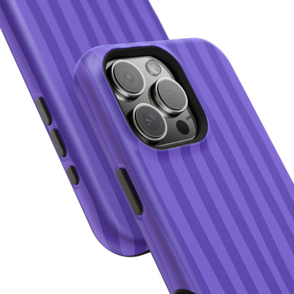 Dark Purple Stripes Phone Case