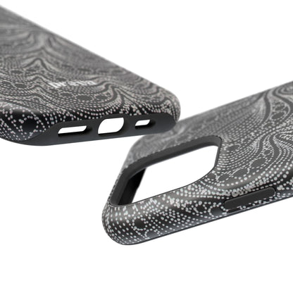 Abstract Midnight Lace Phone Case