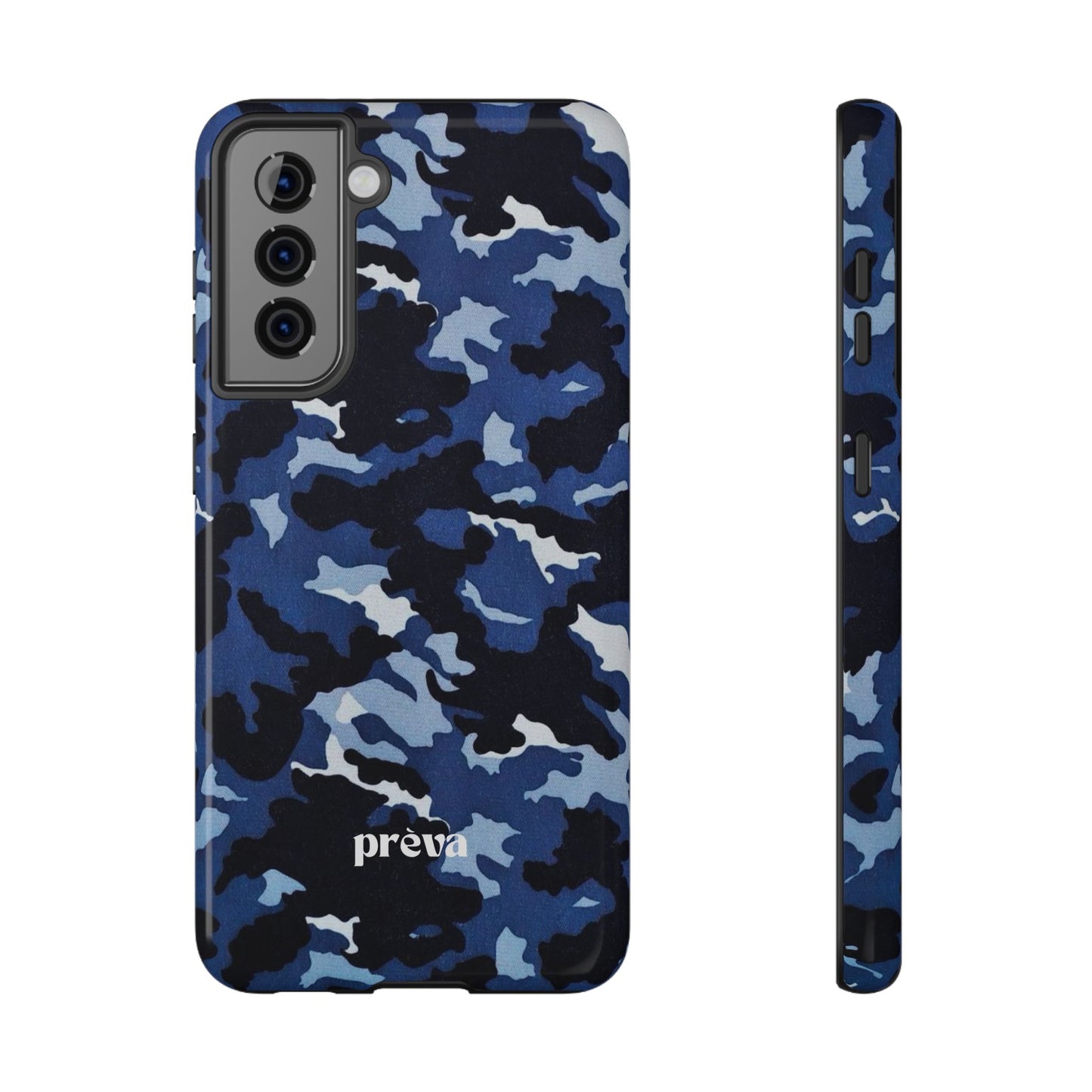 Blue Camo Phone Case