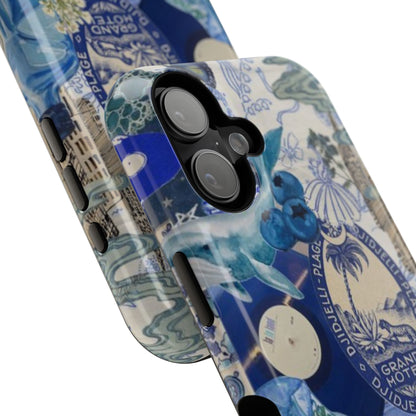 Blue Night Collage Phone Case