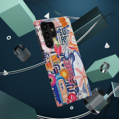 Tropical Beach Collage Phone Case