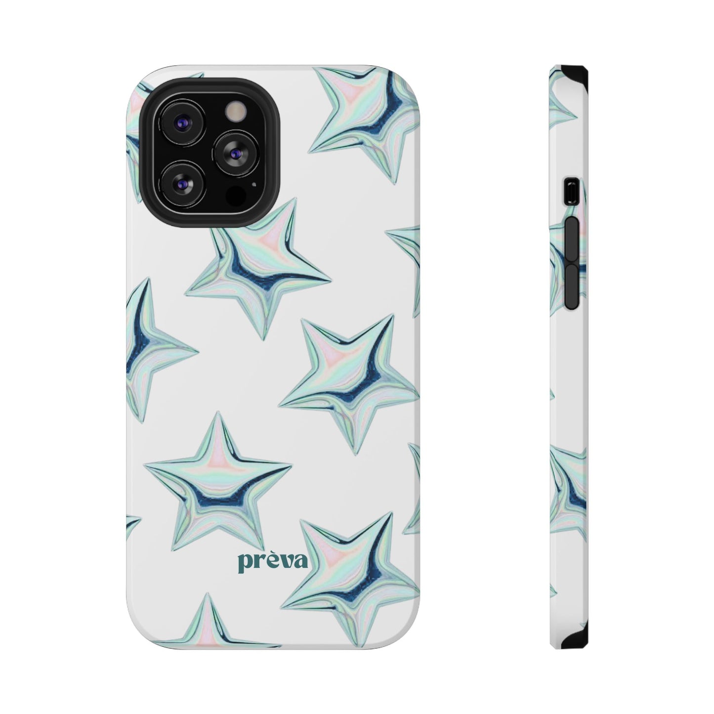White Starburst Phone Case