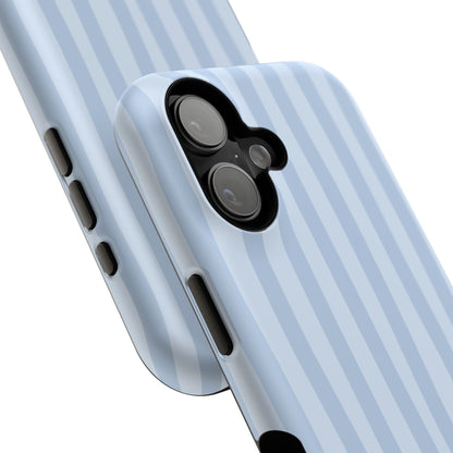 Pastel Blue Stripes Phone Case