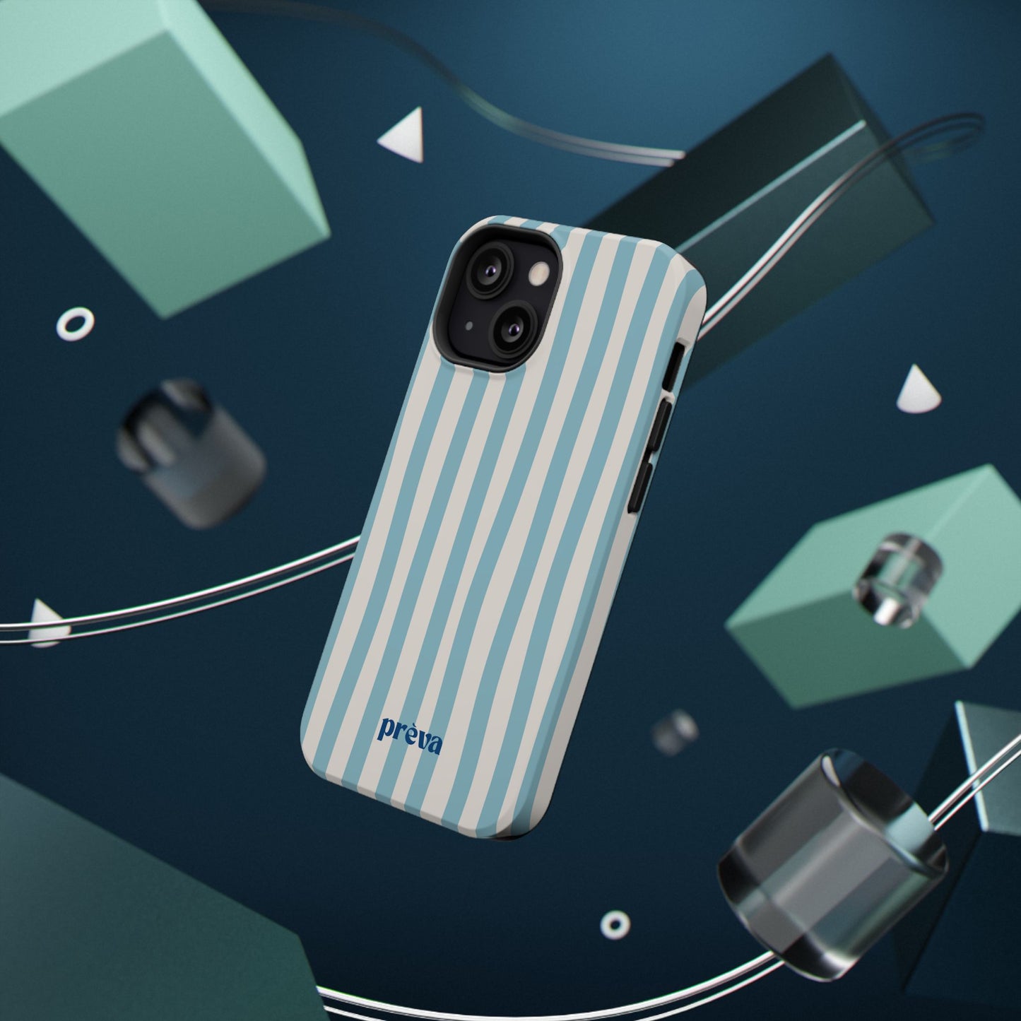 Striped Blue Phone Case