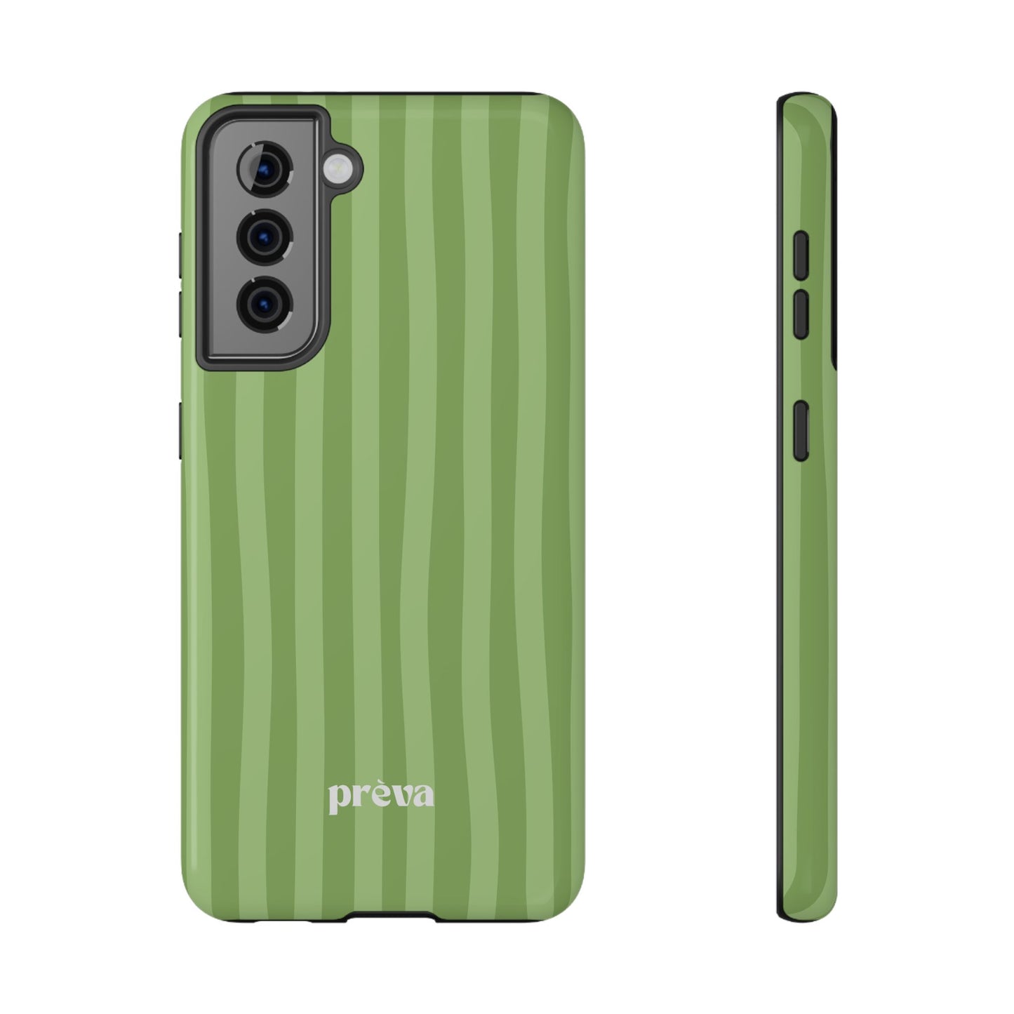 Light Green Stripes Phone Case