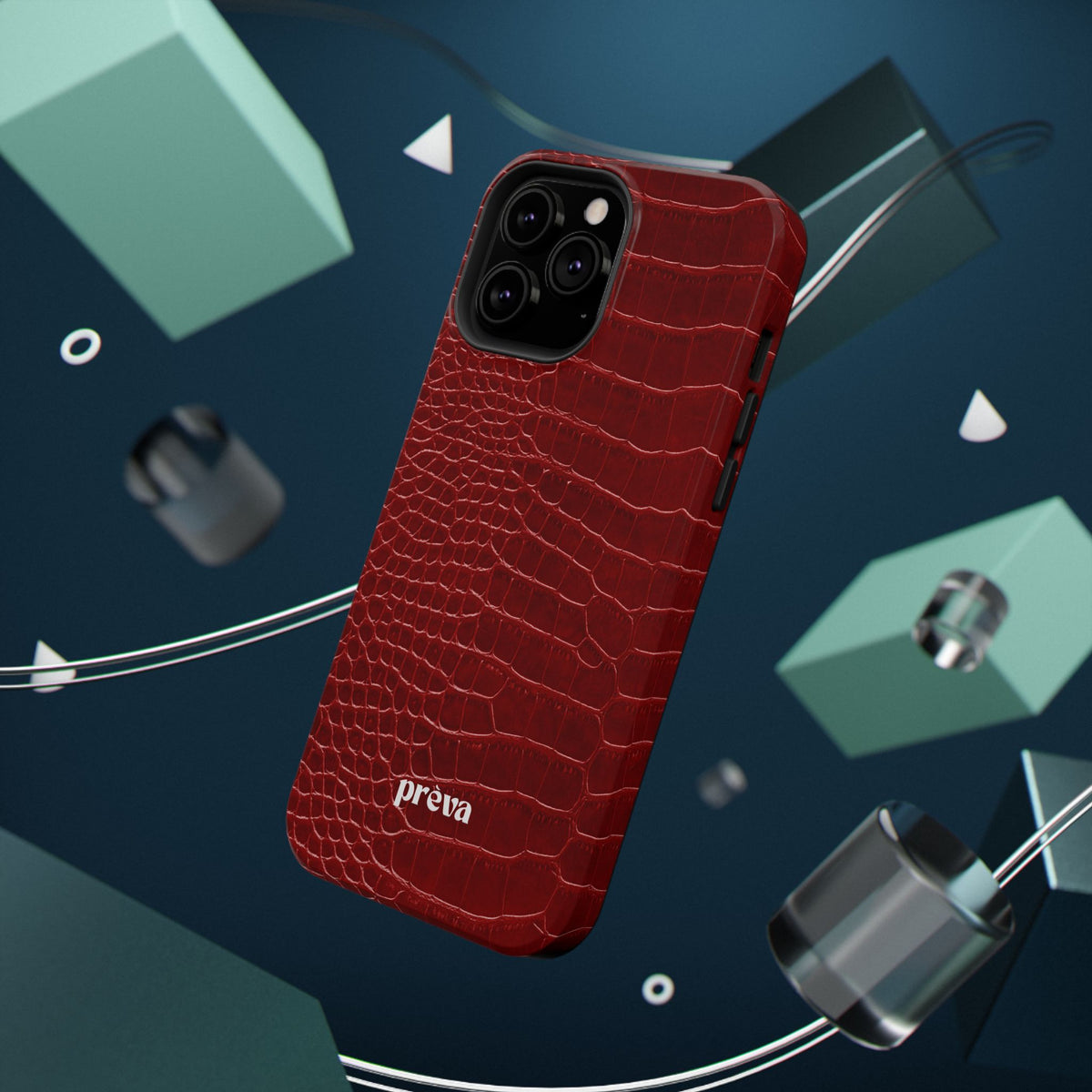Red Croc Phone Case