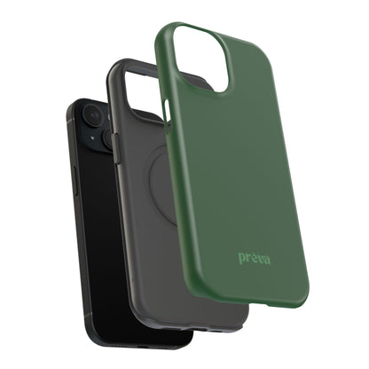 Impact-Resistant Phone Case — Forest Green Slim Armor