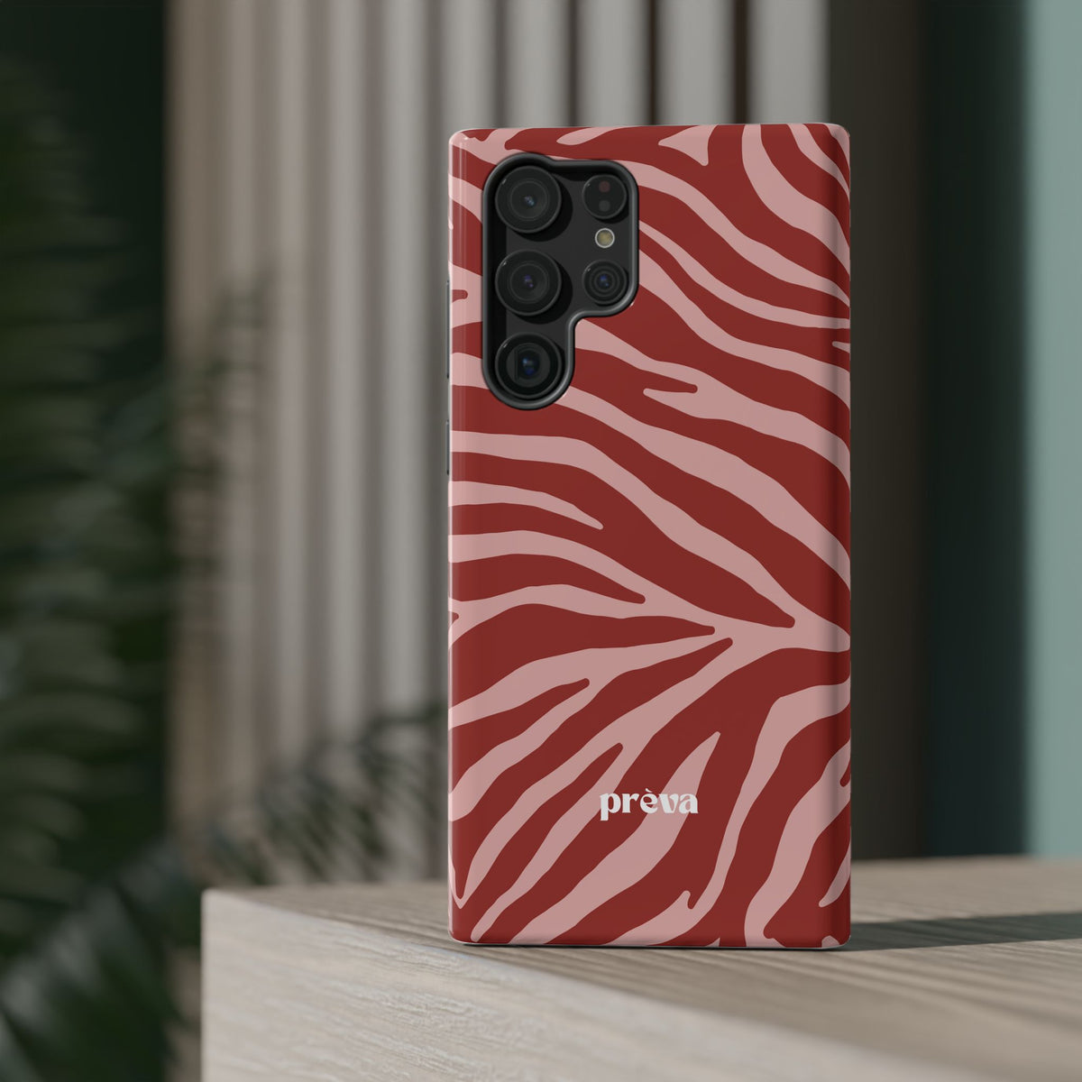 Red Zebra Phone Case