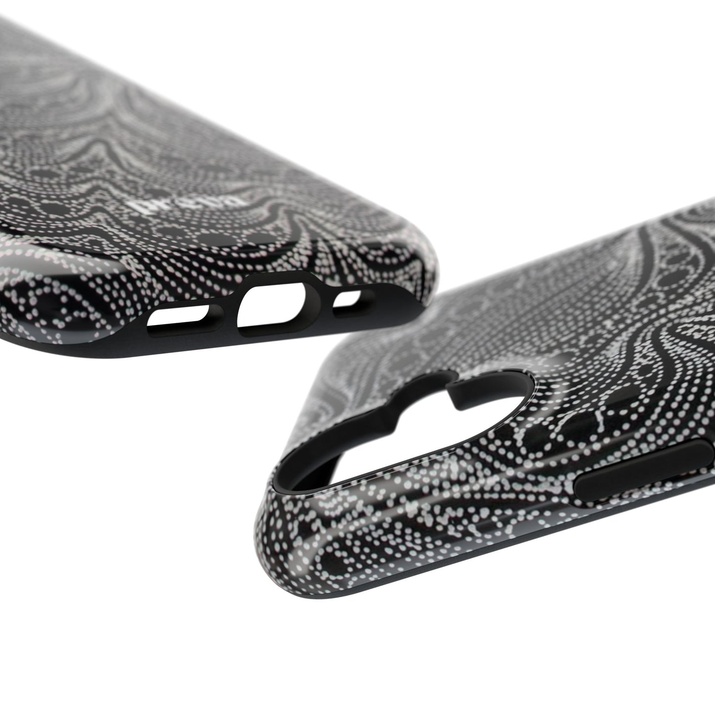 Abstract Midnight Lace Phone Case