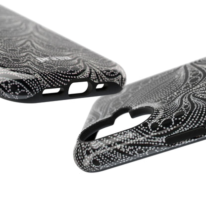 Abstract Midnight Lace Phone Case