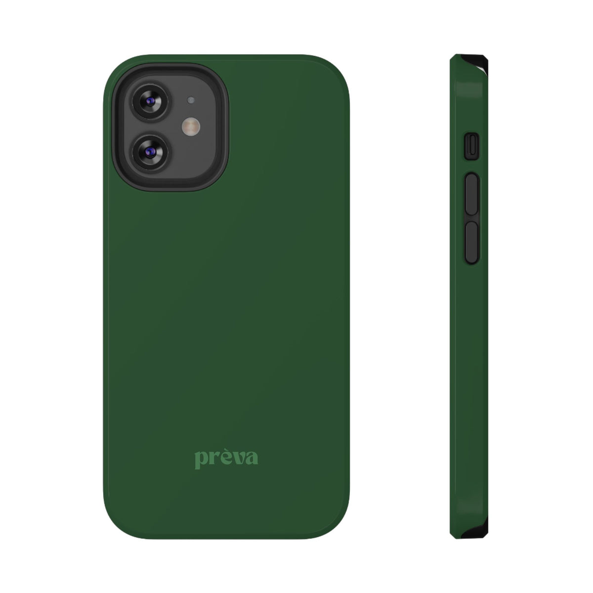 Impact-Resistant Phone Case — Forest Green Slim Armor
