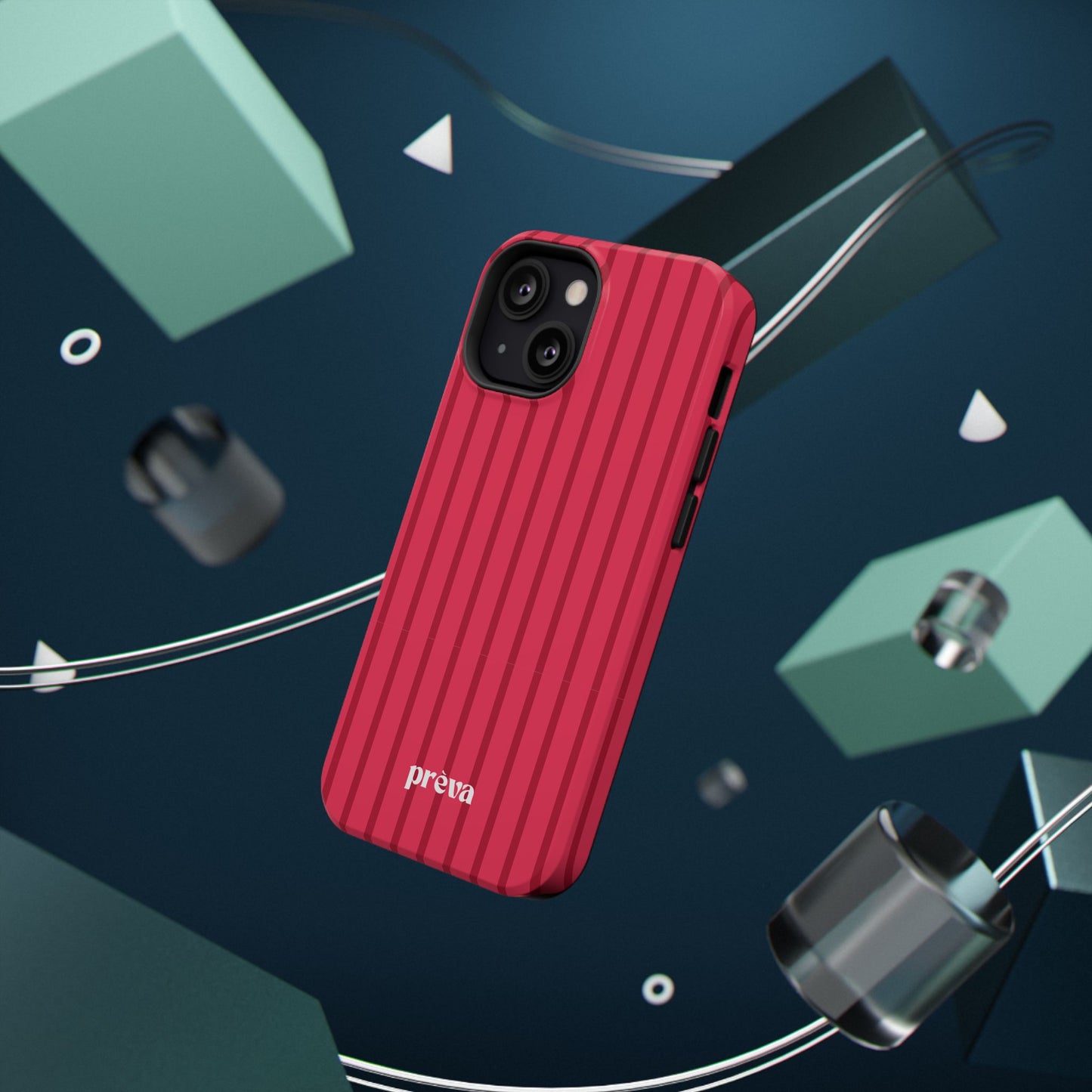Pinky Red Stripes Phone Case