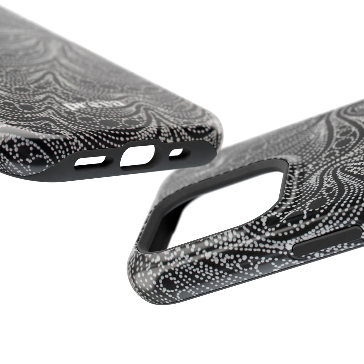 Abstract Midnight Lace Phone Case