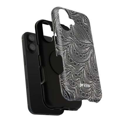 Abstract Midnight Lace Phone Case