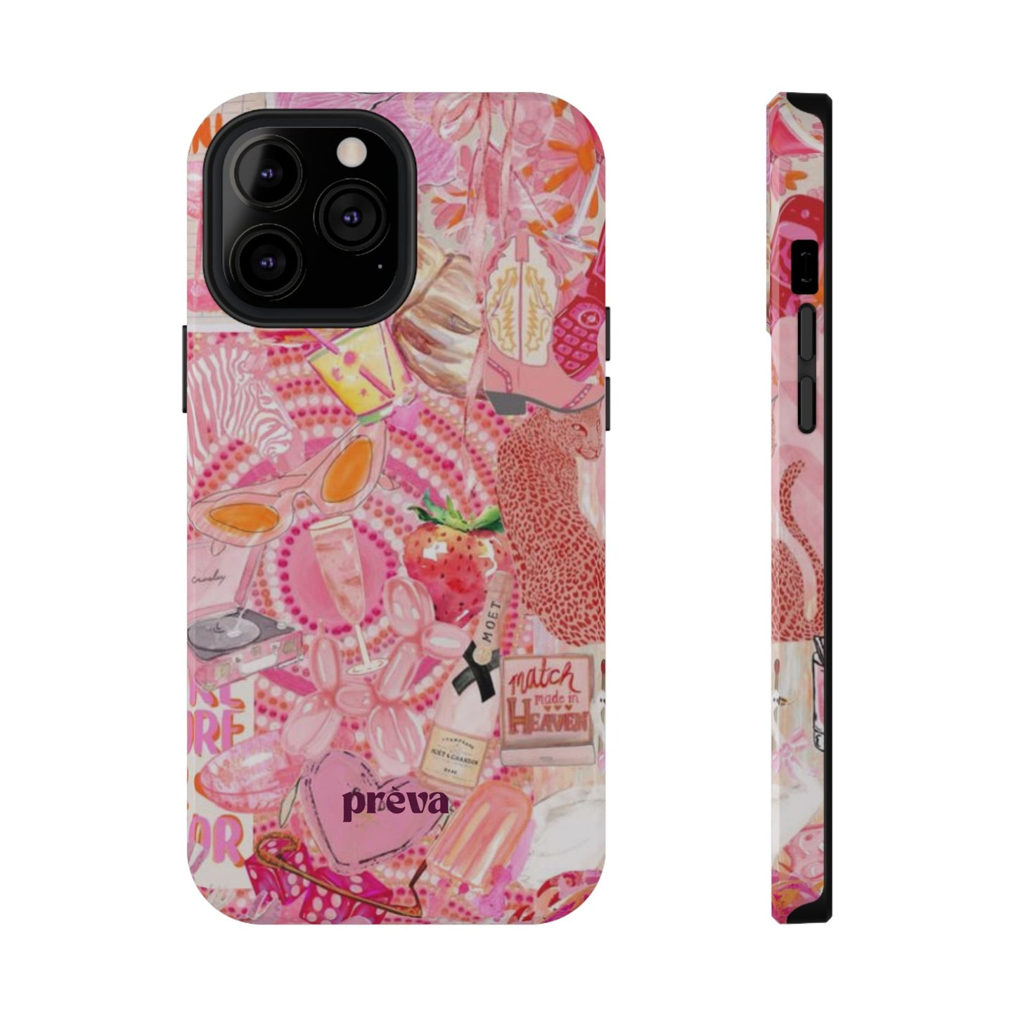 Pink Collage Phone Case