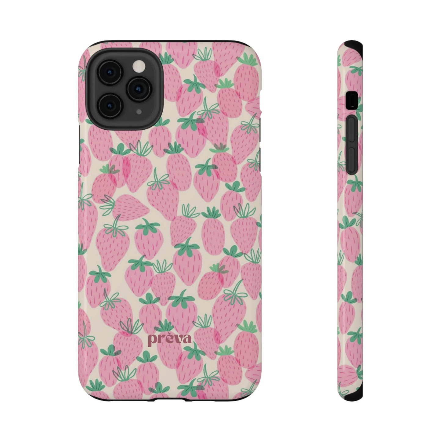 Pink Strawberry Phone Case