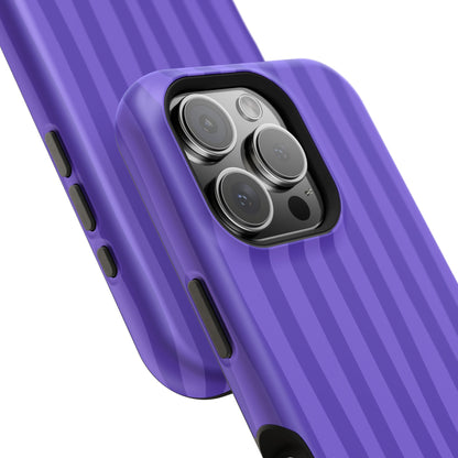 Dark Purple Stripes Phone Case