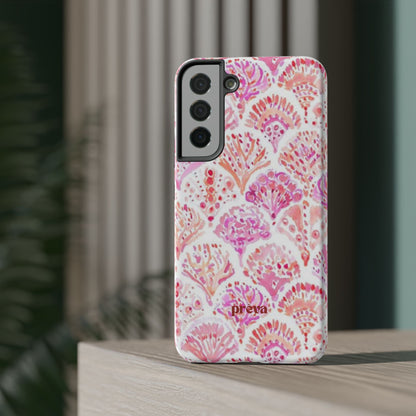 Pink Shell Watercolor Phone Case