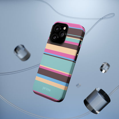 Cocoa Palm Stripes Phone Case