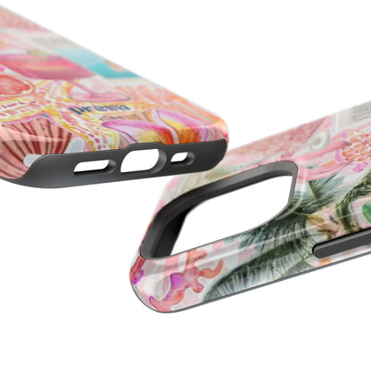 Pink Cocktail Collage Phone Case