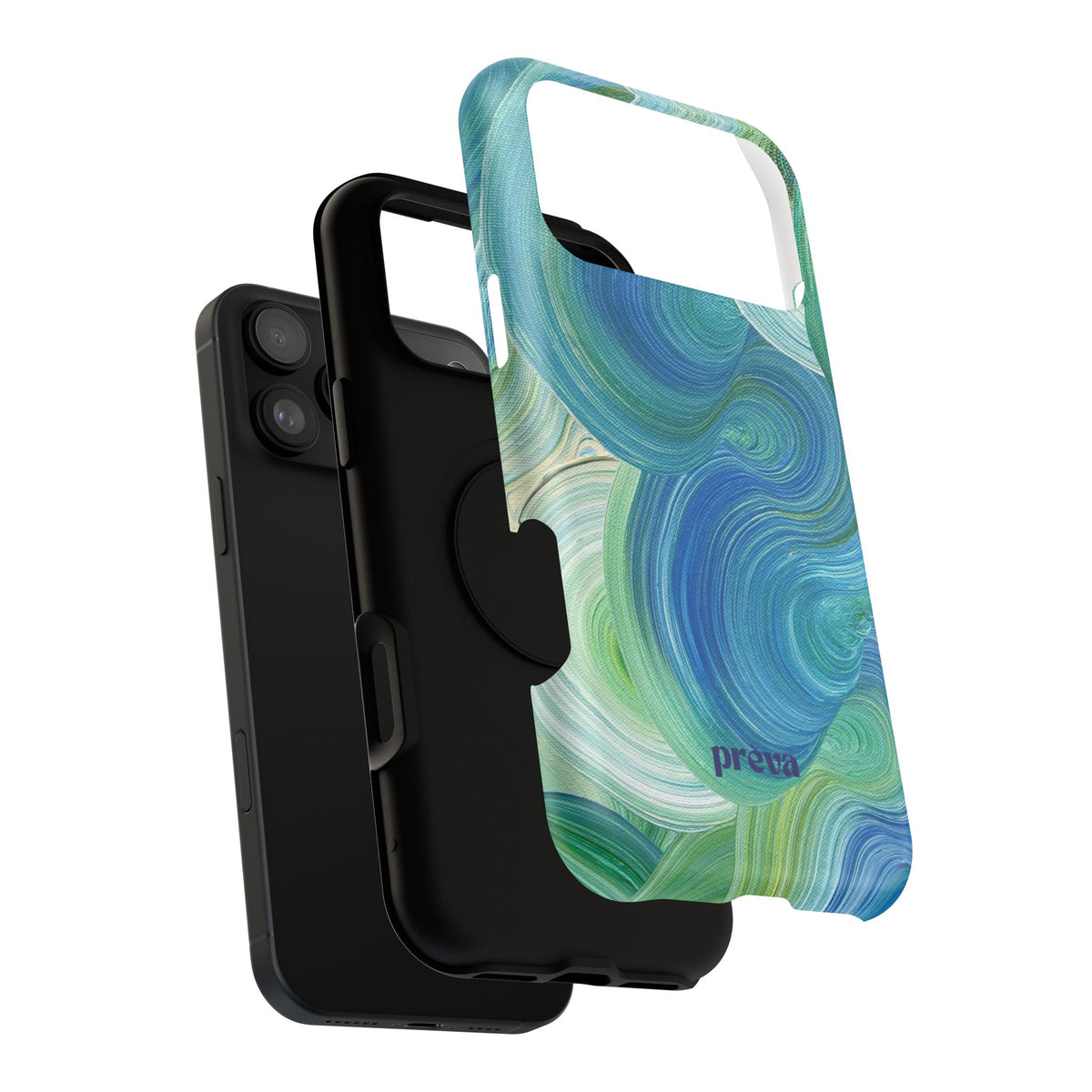 Swirling Ocean Impact-Resistant Phone Case