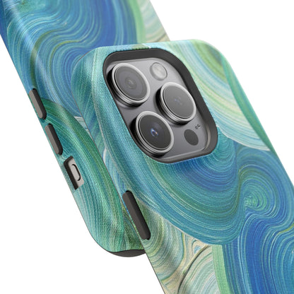Swirling Ocean Impact-Resistant Phone Case