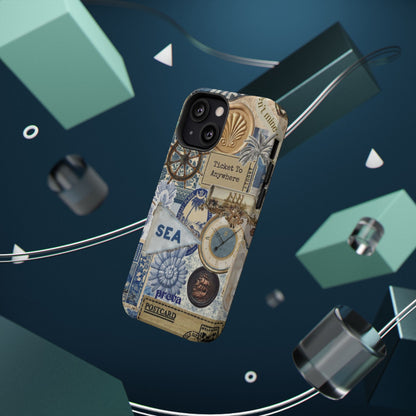 Neutral Travel Collage Phone Case