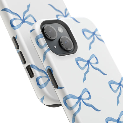Blue Bow Phone Case