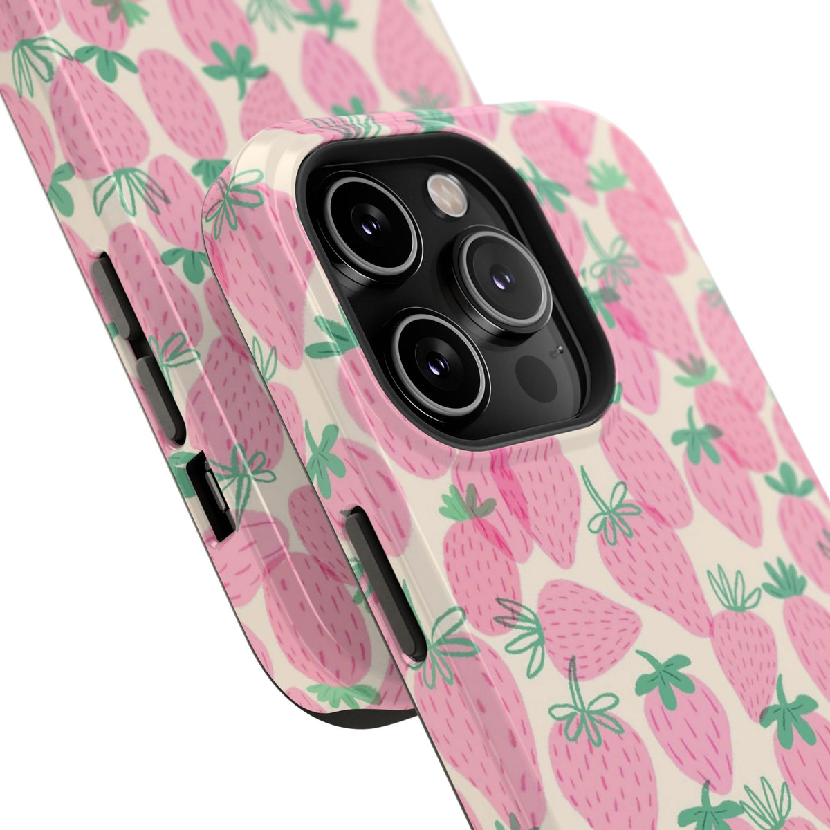Pink Strawberry Phone Case