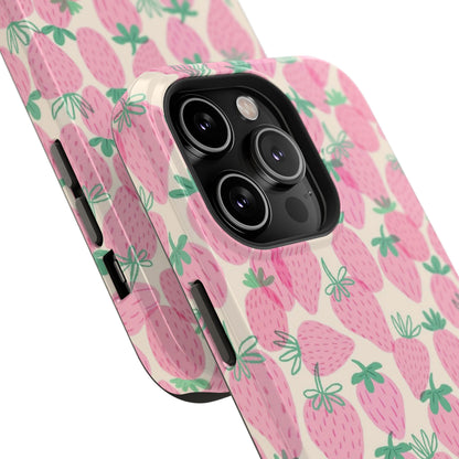 Pink Strawberry Phone Case