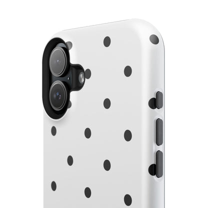 B&W polka dots Phone Case