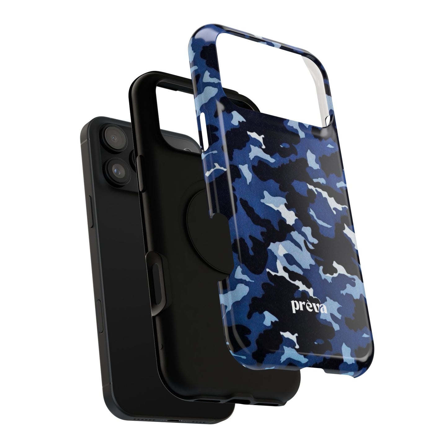 Blue Camo Phone Case